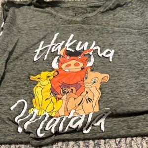 Disney Olive Green Graphic Tee